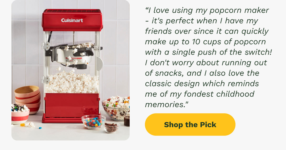 Theater-Style Popcorn Maker