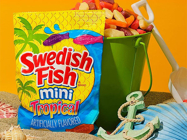 Swedish Fish Mini Candy - Tropical: 8-Ounce Bag