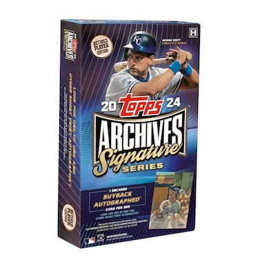 2024 Topps Archives Signature Series Retired Factory Sealed Hobby Box