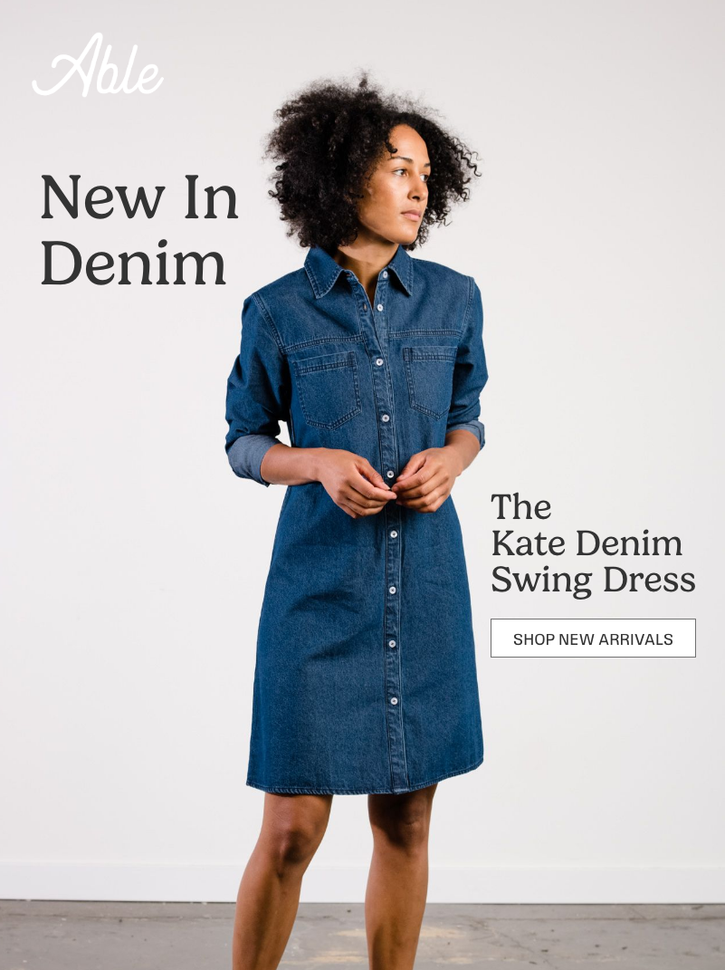 New Arrival: The Kate Denim Swing Dress