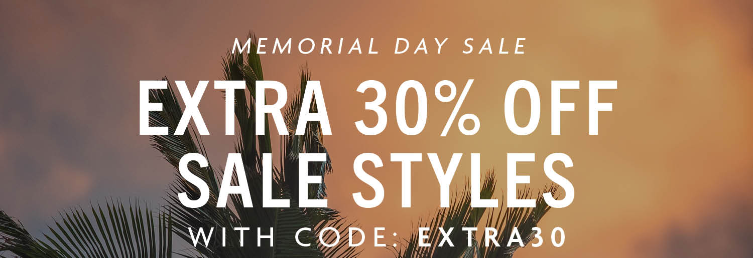 Shop Extra 30% Off Sale Styles