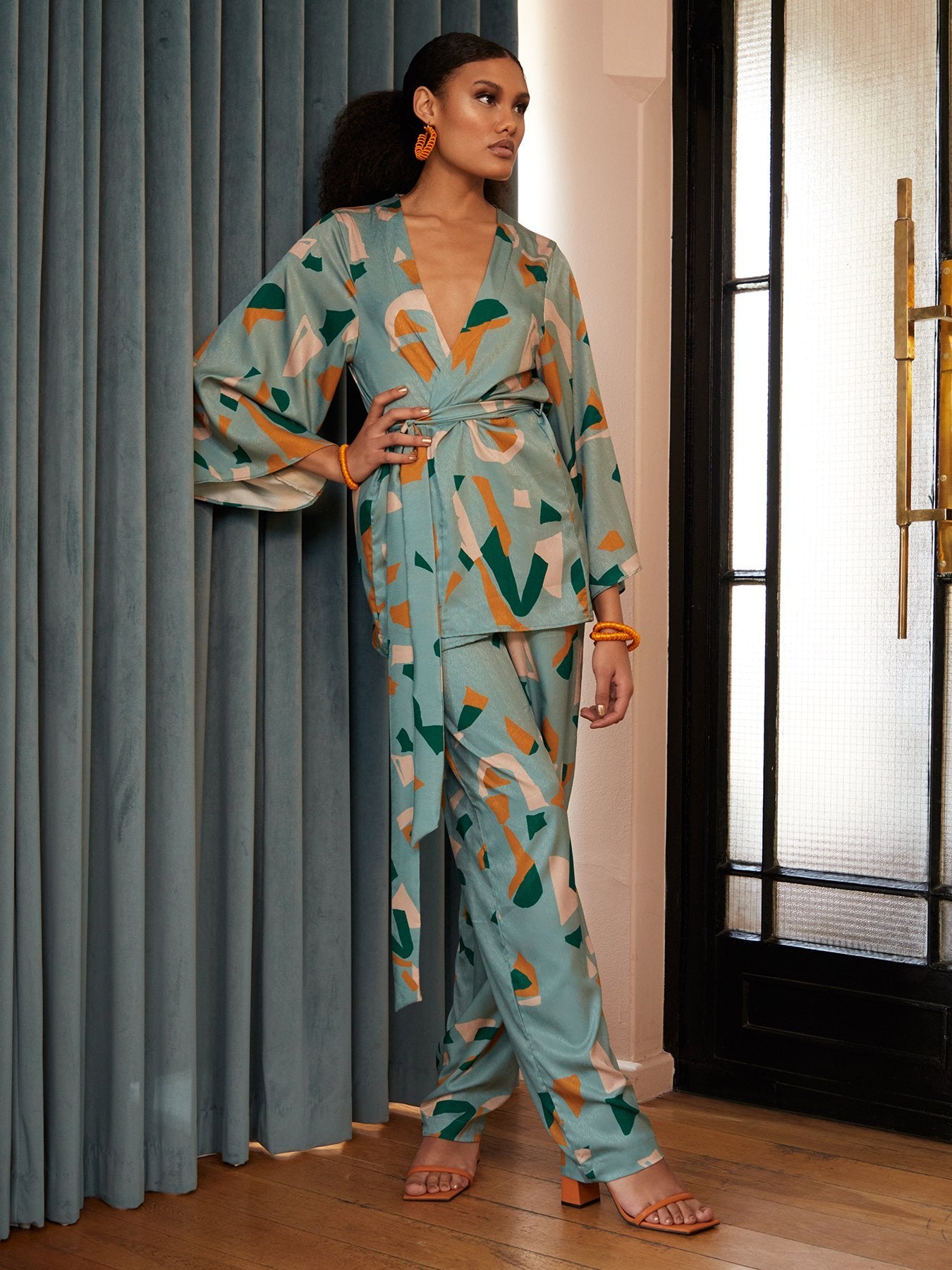 Image of Mini Kimono - Saly Vert