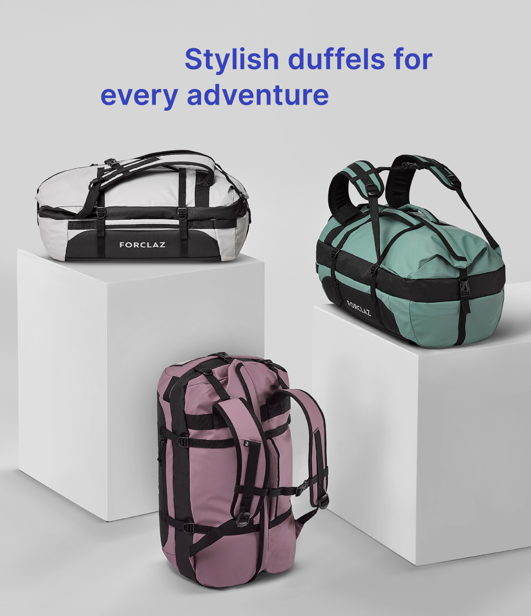 Stylish duffels in new shades