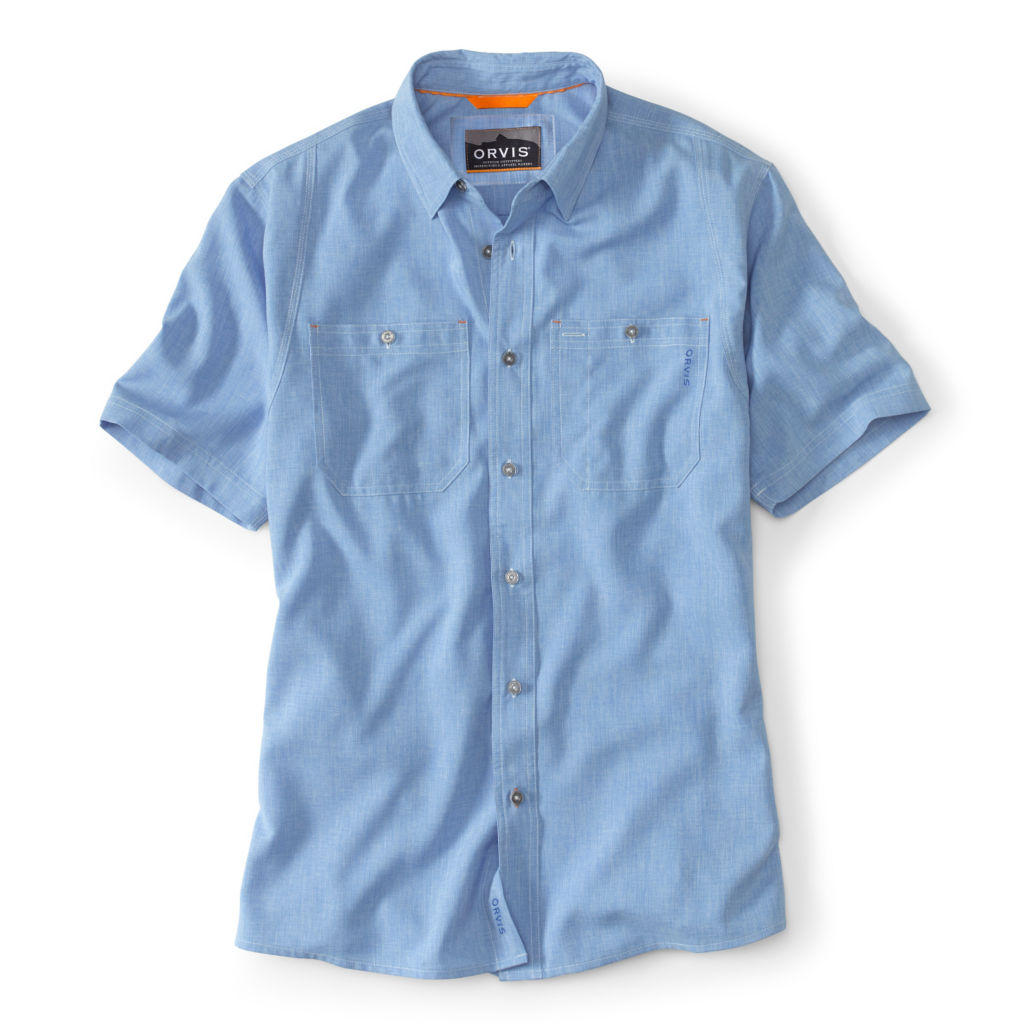 Men's Tech Chambray Short-Sleeved Work Shirt