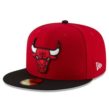  New Era Red/Black  Official Team Color 2Tone 59FIFTY Fitted Hat