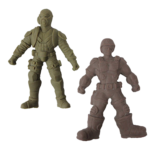 2 Your Action Hero super stretch toys