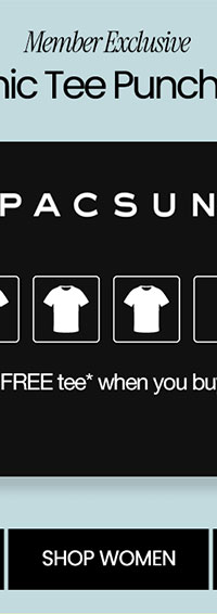 Graphic Tee Punch Card  Get a FREE tee* when you buy four!