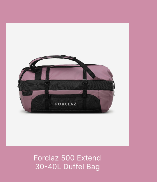 Forclaz 500 Extend 30-40 L Duffel Bag