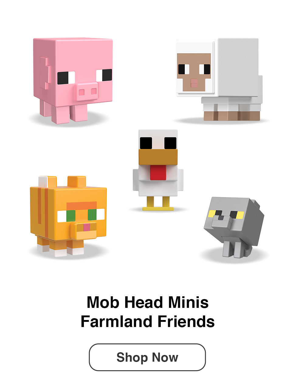 Mob Head Minis Farmland Friends