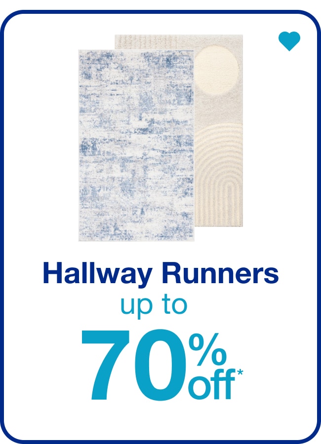 Up to 70% Off Hallway Runners â€” Shop Now!