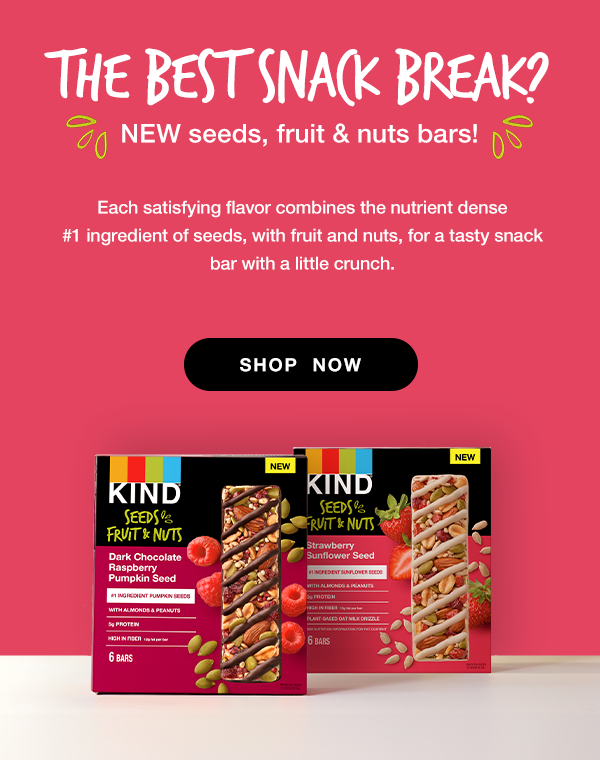 shop new seeds, fruit & nuts bars