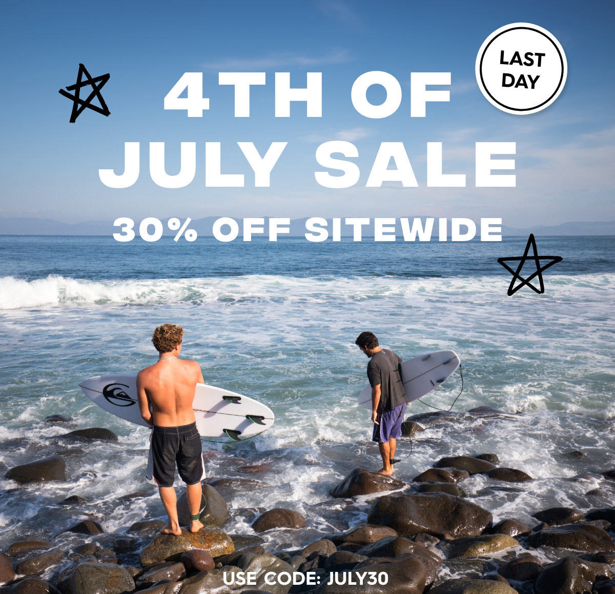 30% Off Sitewide