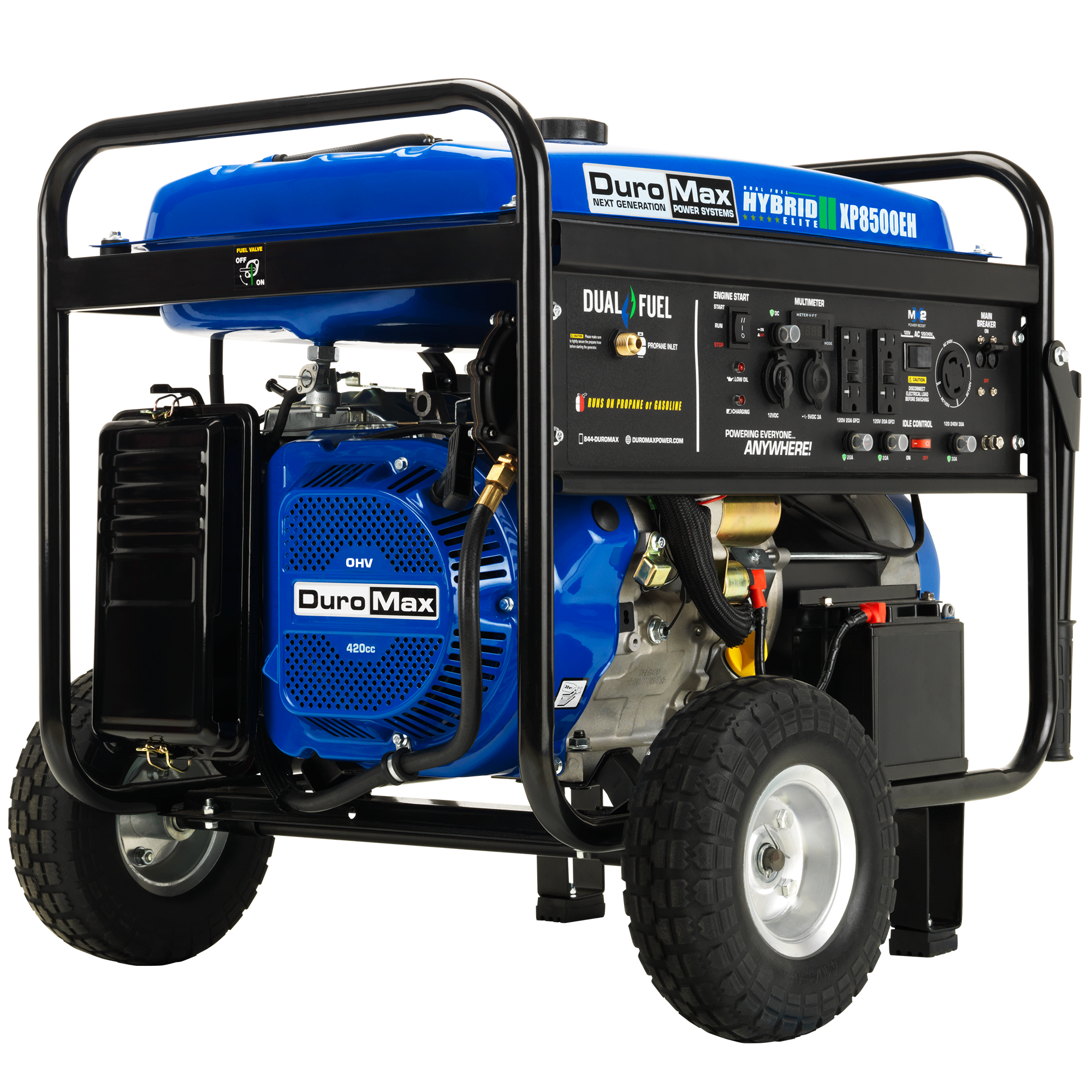 Image of 8,500 Watt Dual Fuel Portable Generator