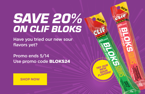 Save 20% on CLIF BLOKS Energy Chews