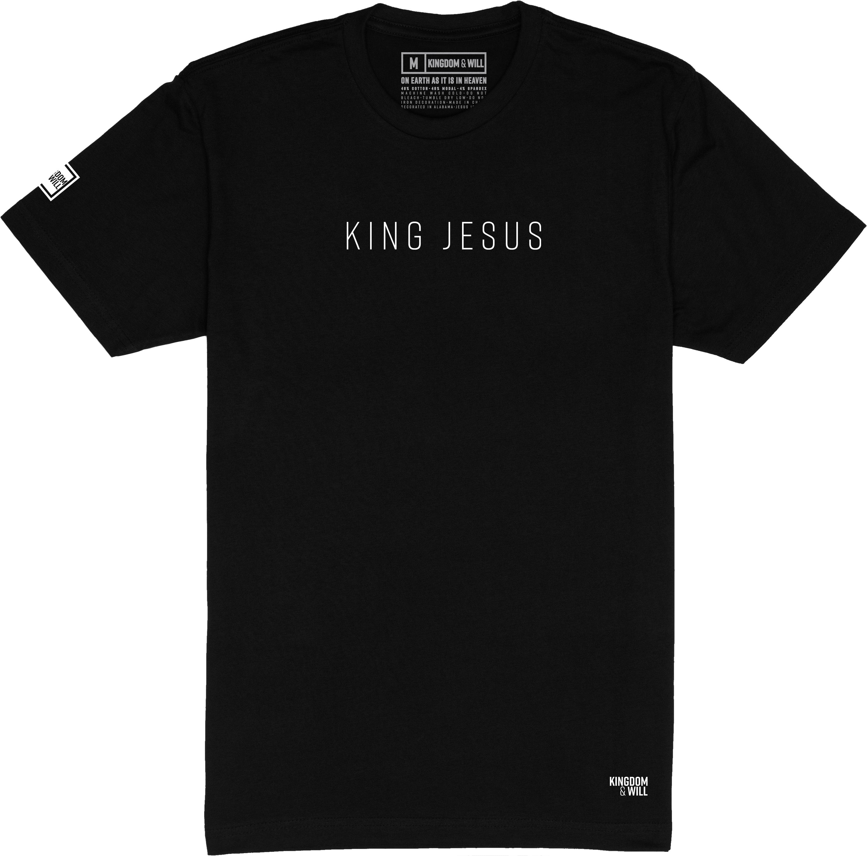 Image of King Jesus T-Shirt (Black & White)