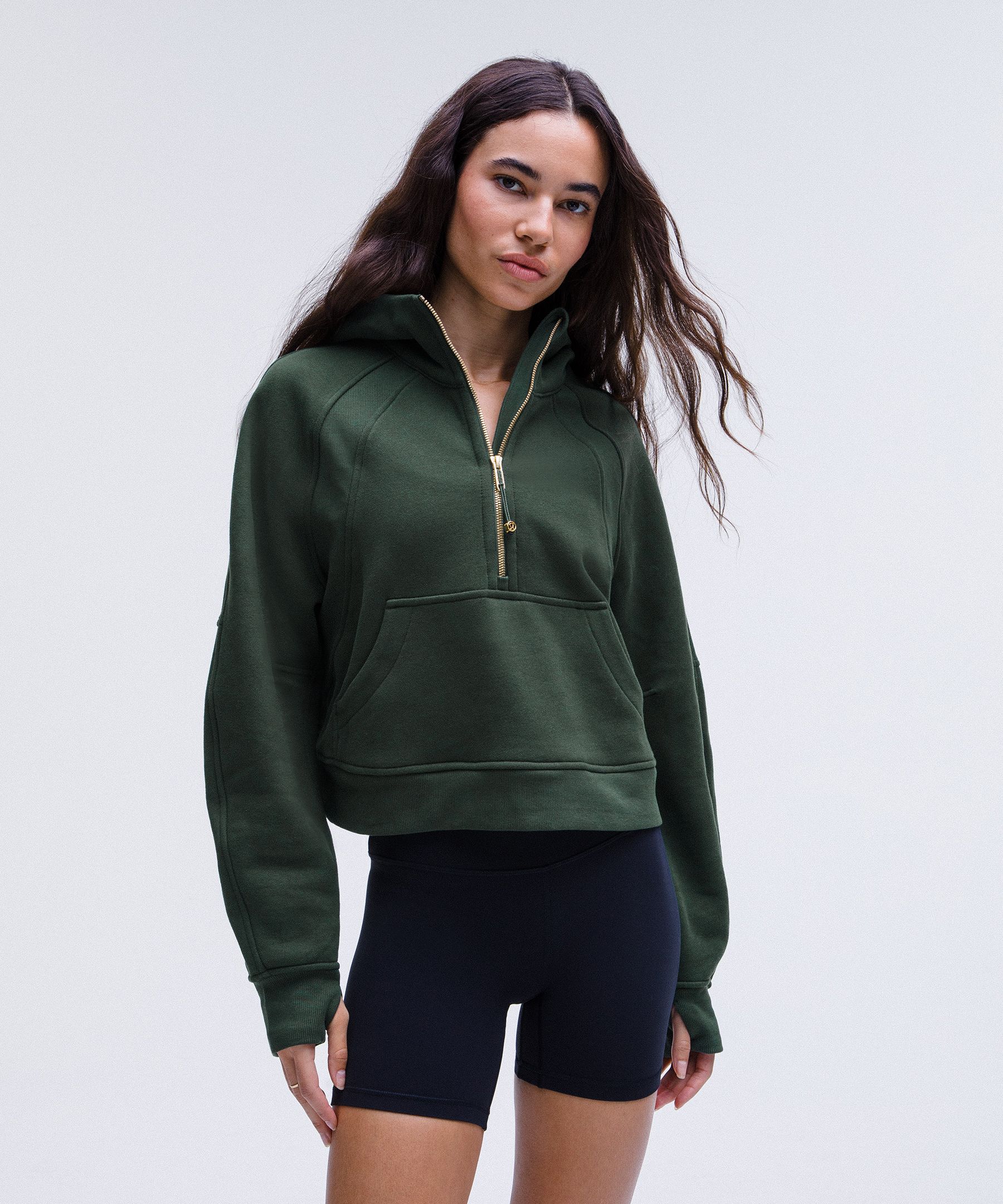 Scuba Oversized Half-Zip Hoodie