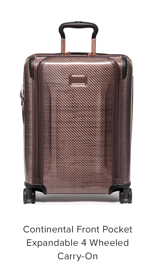 Continental Front Pocket Expandable 4 Wheeled Carry-On