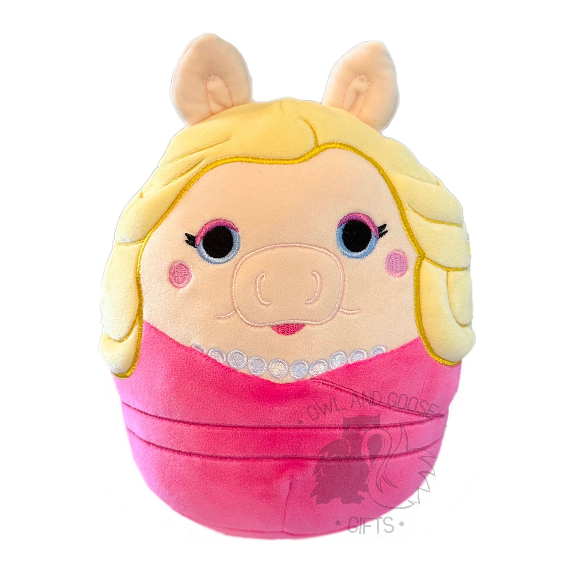 Squishmallow 8 Inch Miss Piggy Muppets Plush Toy