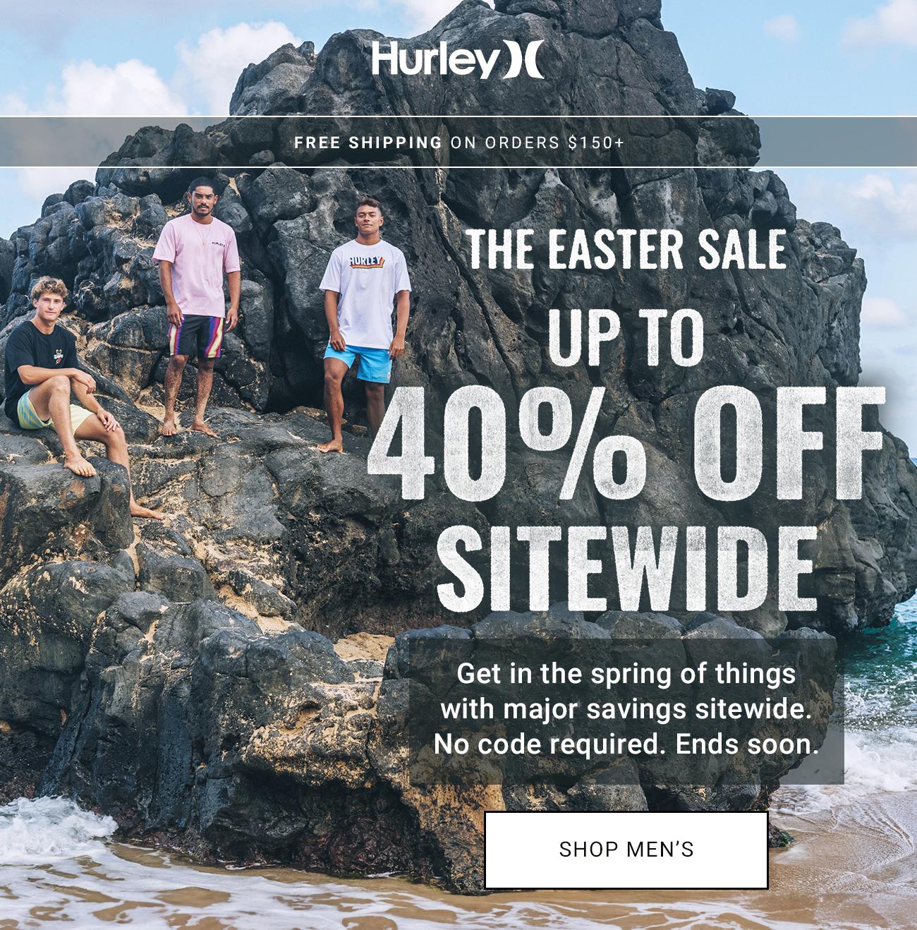 Hurley - The Easter Sale Up To 40% Sitewide | Shop Men's