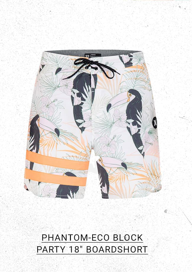 PHANTOM-ECO BLOCK PARTY 18" BOARDSHORT