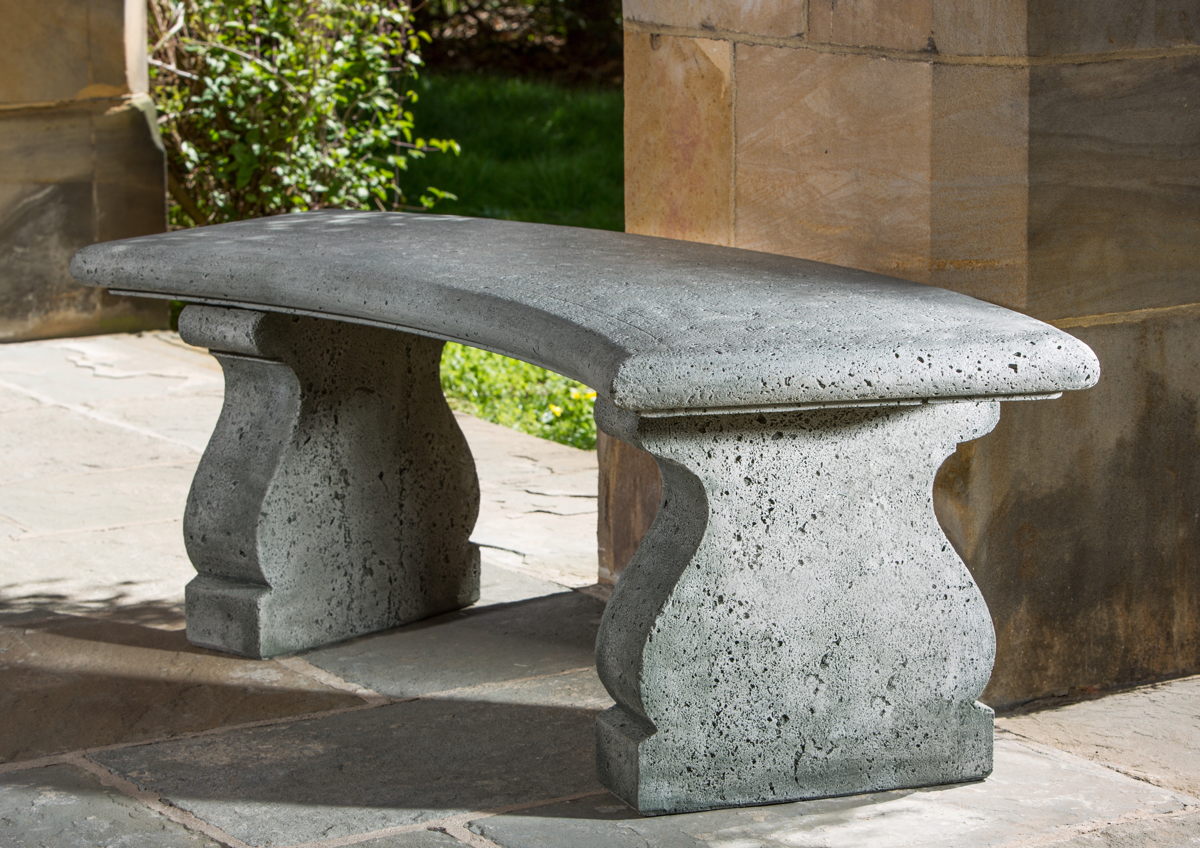 Provencal Curved Bench