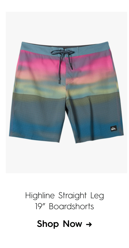 Highline Straight Leg 19" Boardshorts