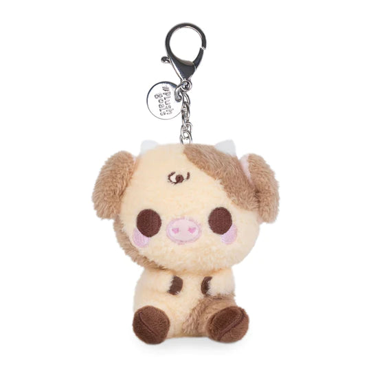 Cuddle Barn 3 Inch Moocha the Coffee Cow Kawaii Plush Clip