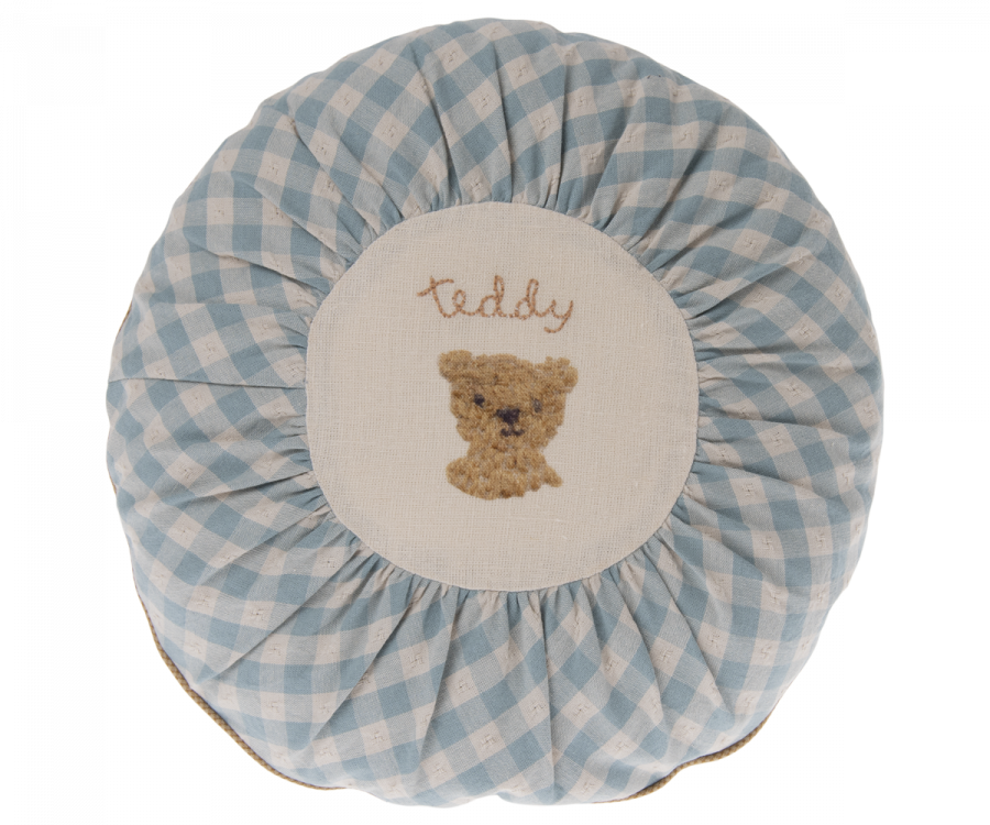 Image of Cushion, Small - Checked Teddy