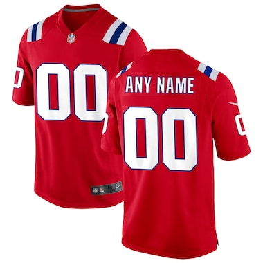  Nike Red  Alternate Custom Jersey