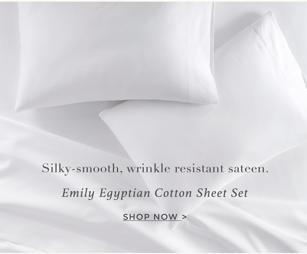 Emily Egyptian Cotton Sheets