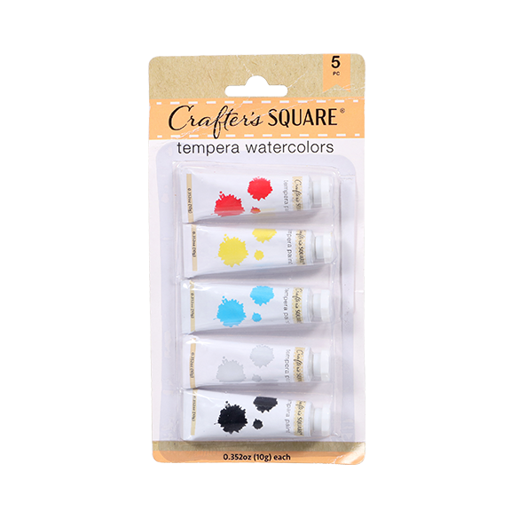 5-pc. Crafter's Square tempera paints