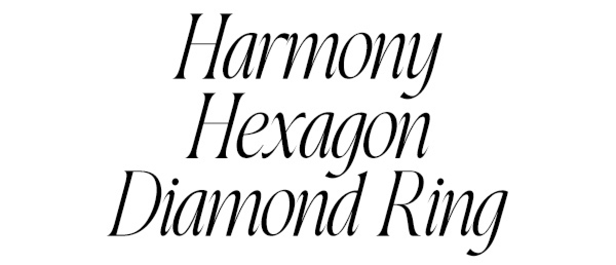 Harmony Hexagon Diamond Ring