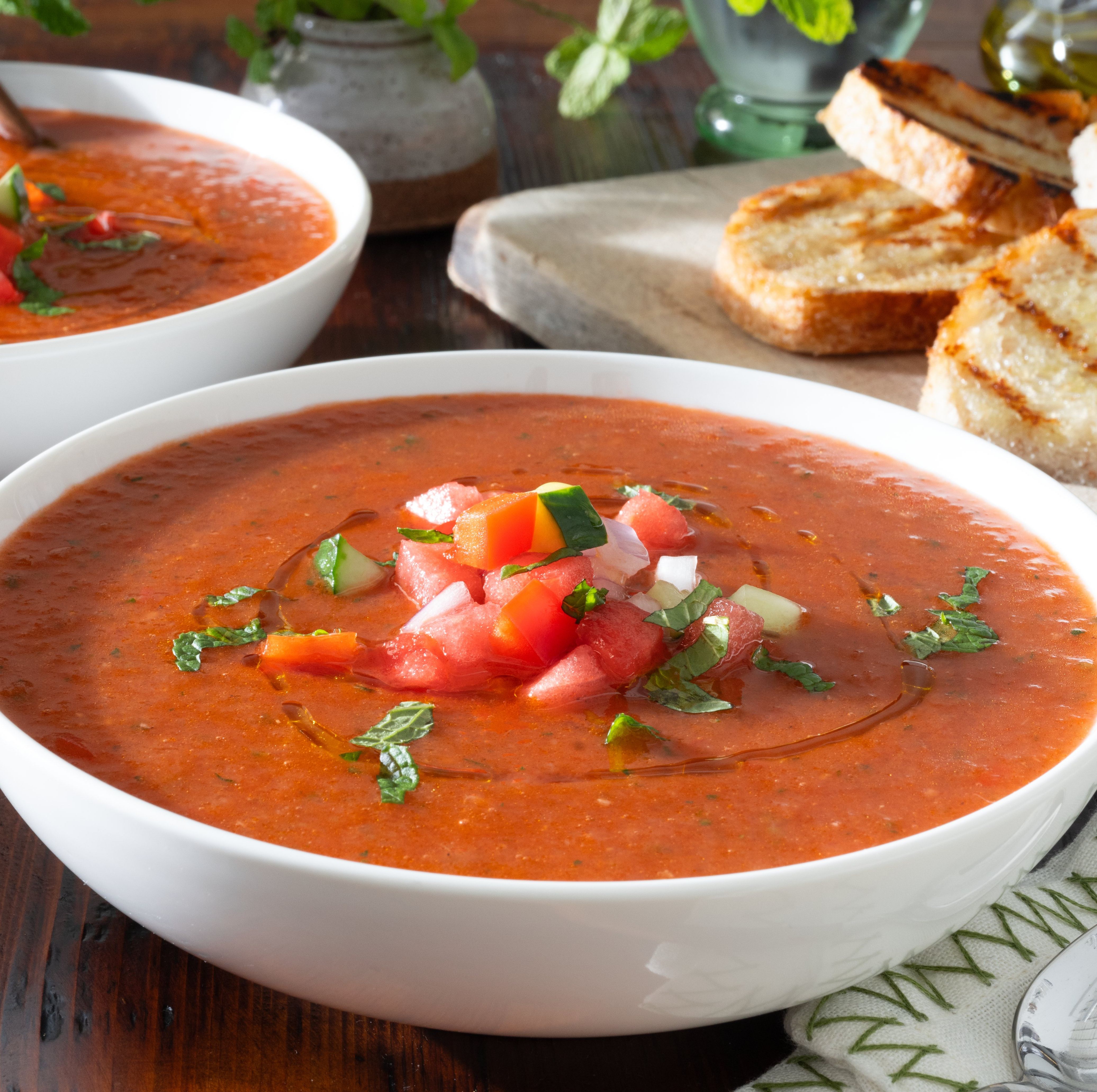 Watermelon Gazpacho Is for Year-Round Soup Fans