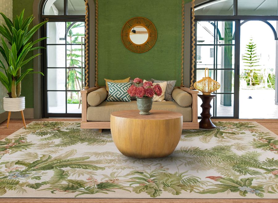 Sage Living Room Rug