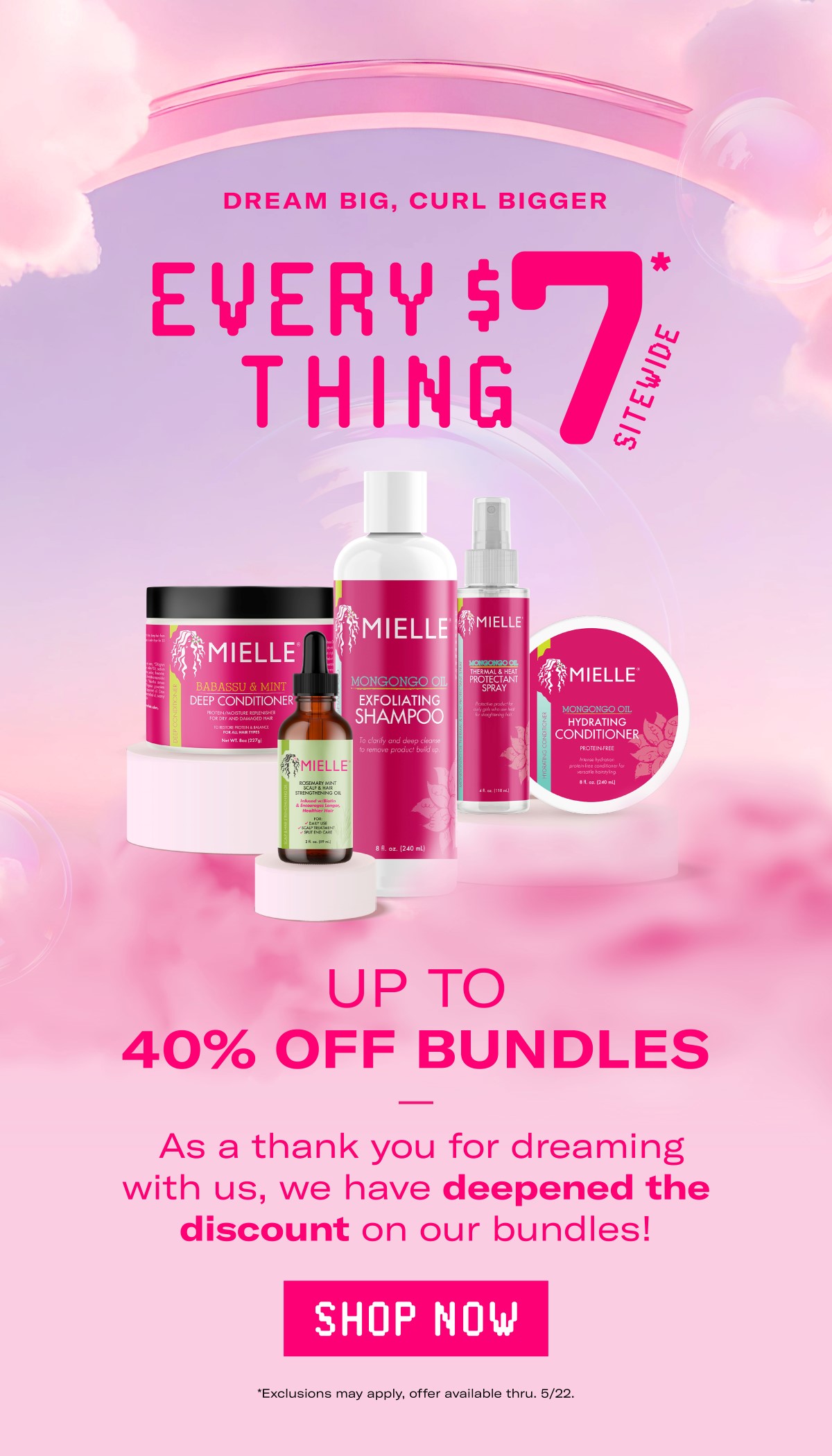 Everything $7 Sitewide - up to 40% off bundles