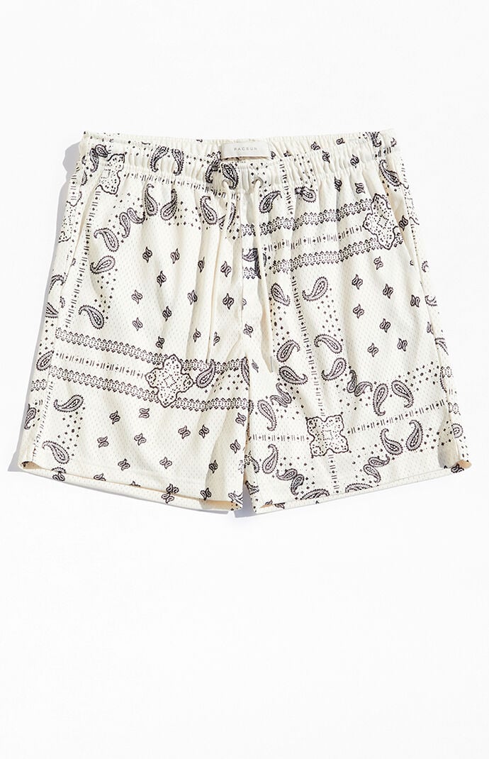 Image: Mesh Paisley Shorts