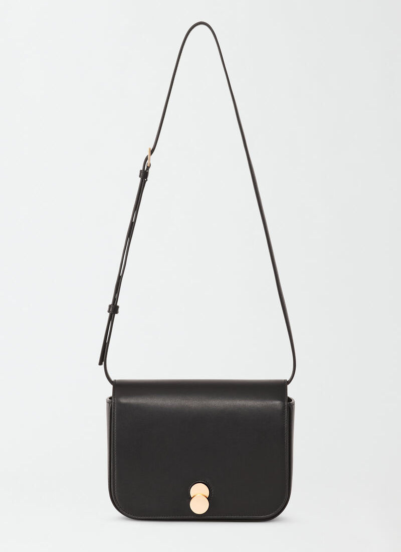 Image of Leather Messenger Shoulder Bag