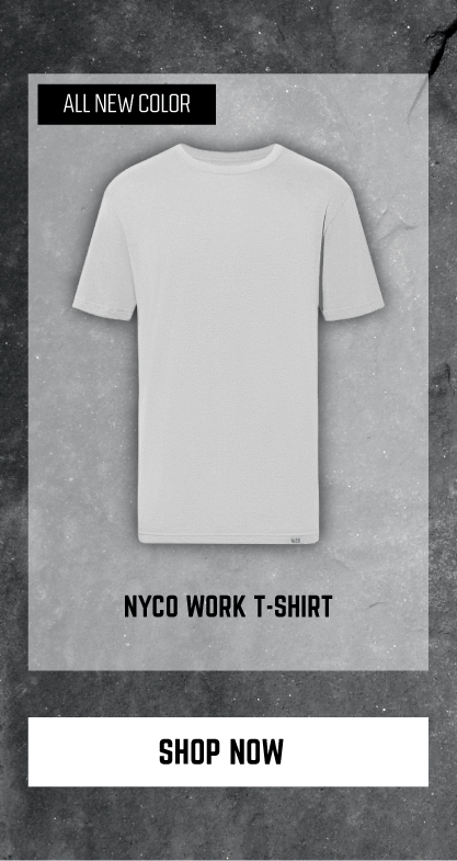 Shop NYCO Work T Shirt in White