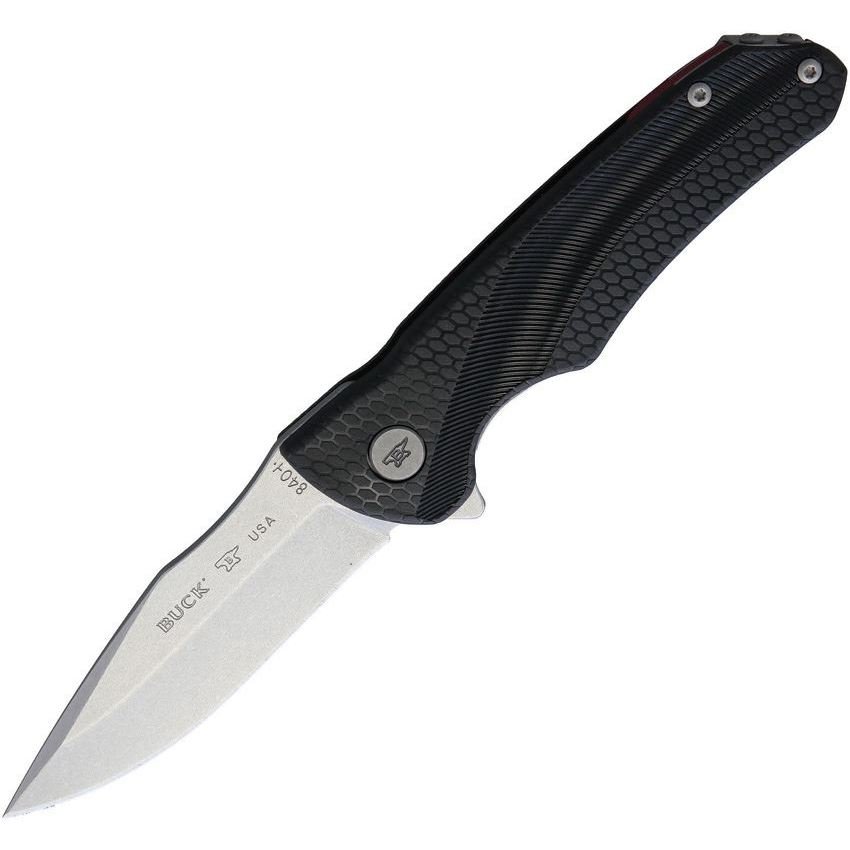 Buck 840BKS1 Sprint Select Linerlock Black Knife with Nylon Handle