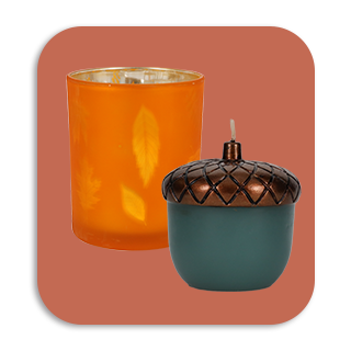 2 fall candles