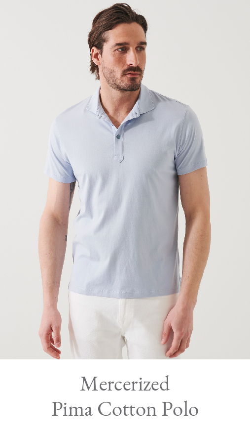 MERCERIZED PIMA COTTON POLO