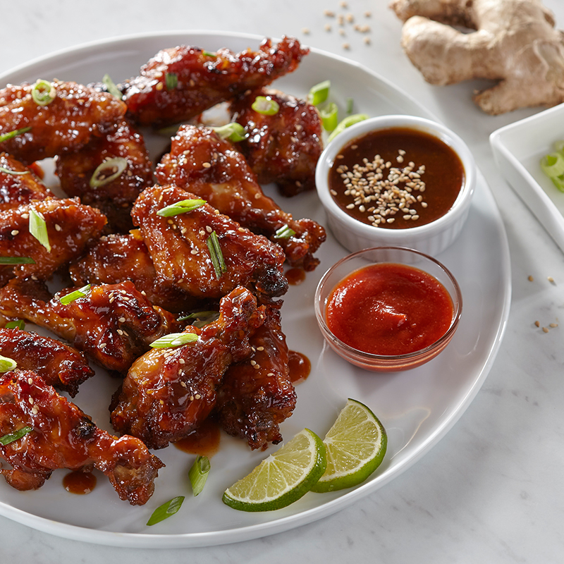 Air Fryer Honey Sriracha Chicken Wings