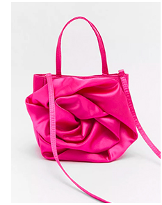 Satin Flower Bag