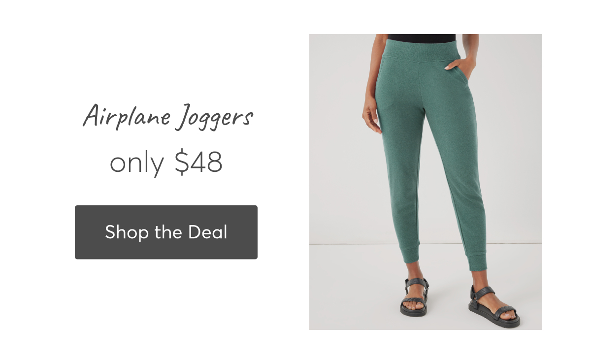 Airplane Joggers, only $48, Shop the Deal