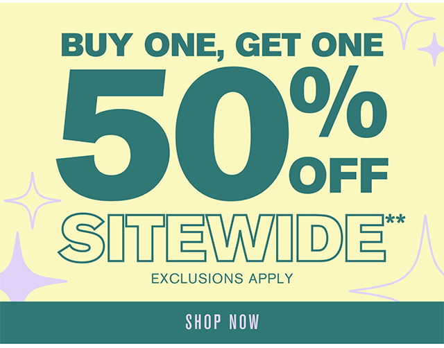 Buy One, Get One 50% Off Sitewide Shop Now