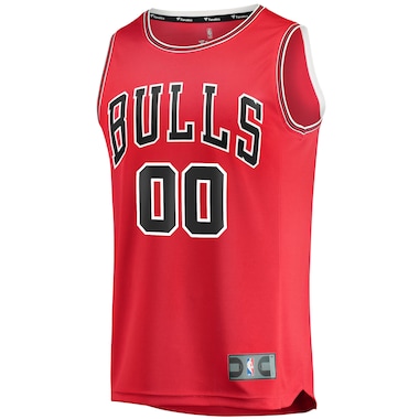  Fanatics Red  Fast Break Custom Replica Jersey - Icon Edition