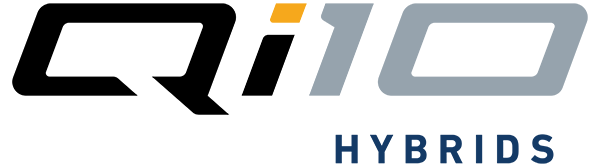 Qi10 Hybrids Logo on Light