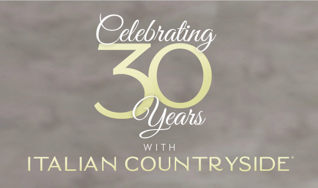 Celebrating 30 Years with Italian Countryside