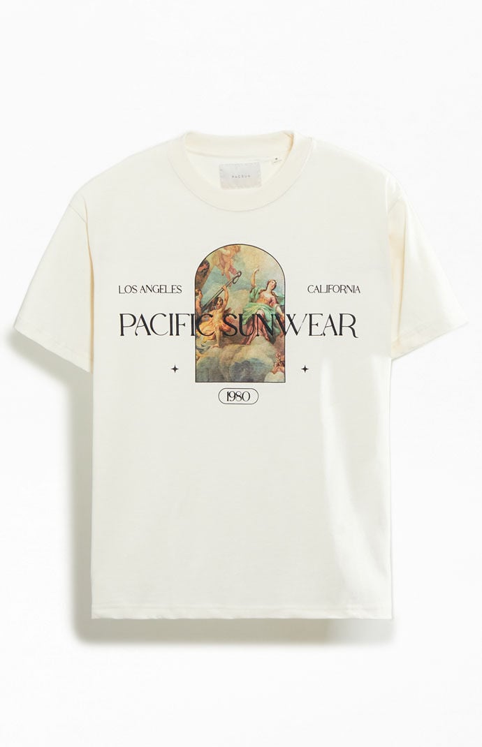 Image: Cream Pacific Sunwear Renaissance Oversized T-Shirt