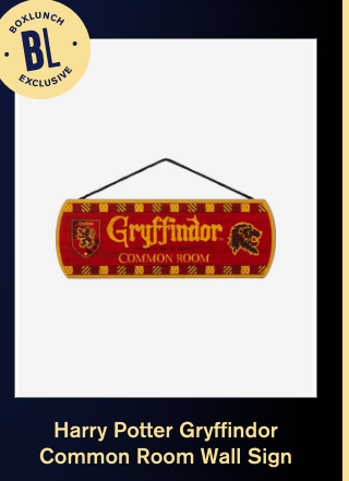 Harry Potter Gryffindor Common Room Wall Sign